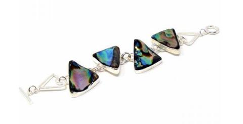 Abalone Triangles Bracelet