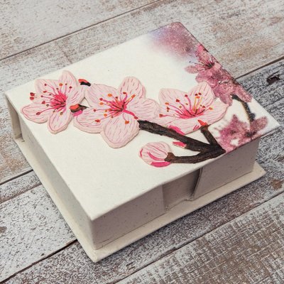 Mr Ellie Pooh Cherry Blossoms Note Box