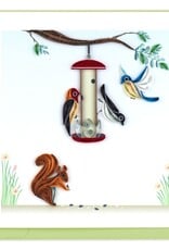 Quilling Card Bird Feeder Quilled Card