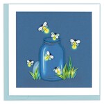Quilling Card Fireflies Quilled Card