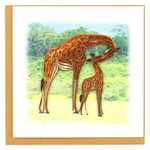Quilling Card Giraffes Quilled Card