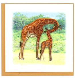 Quilling Card Giraffes Quilled Card