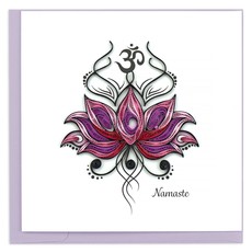 Quilling Card Namaste Quilled Card