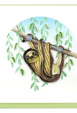 Quilling Card Sloth Quilled Card