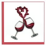 Quilling Card Toast For Love Quilled Card