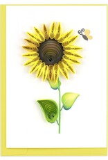 Quilling Card Sunflower Quilled Gift Enclosure Card