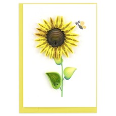 Quilling Card Sunflower Quilled Gift Enclosure Card