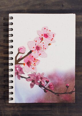 Mr Ellie Pooh Large Cherry Blossoms Journal