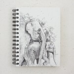 Minga Imports Large Elephant Family Sketch Journal