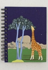 Mr Ellie Pooh Large Giraffe Dark Blue Journal