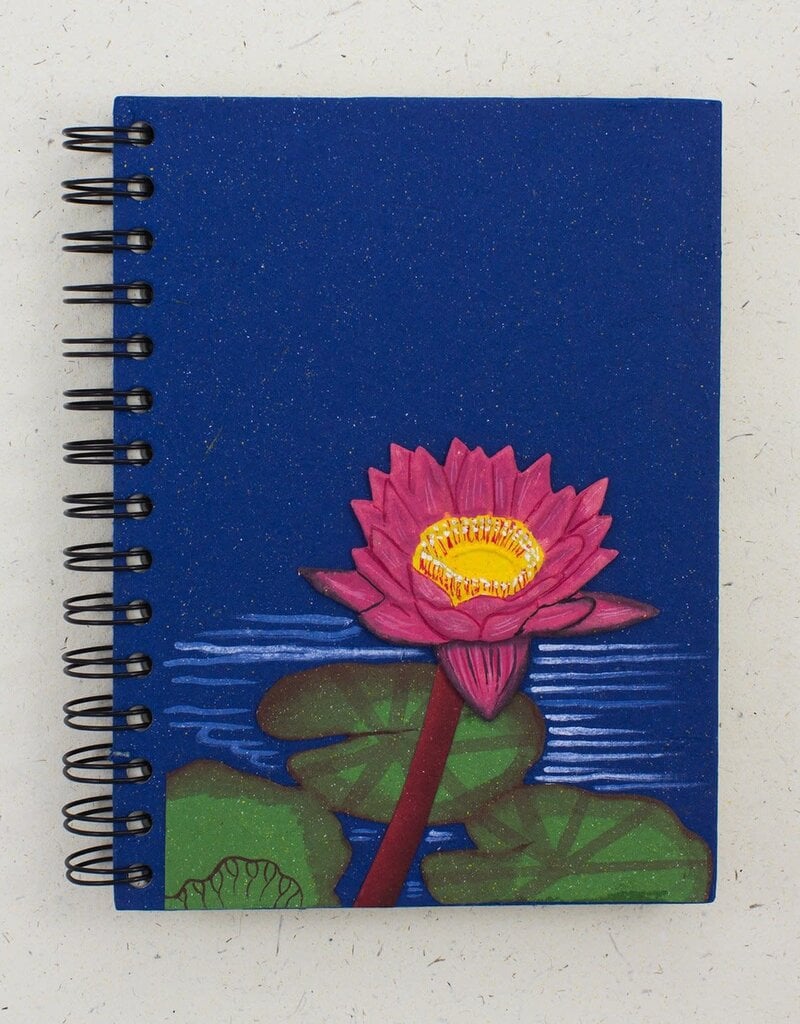 Mr Ellie Pooh Large Lotus Flower Journal