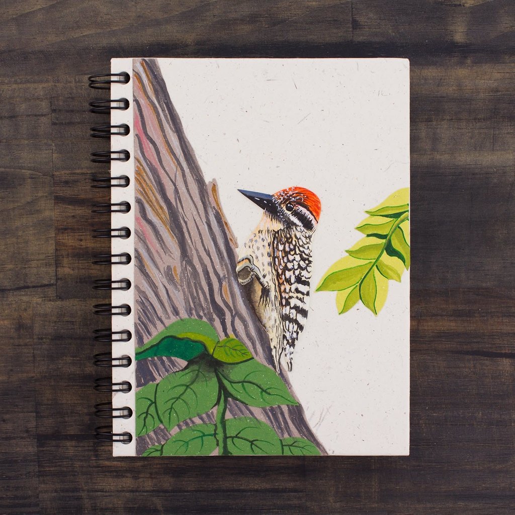 Mr Ellie Pooh Large Woodpecker Journal