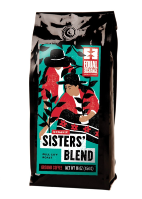 Equal Exchange Organic Sisters Blend Coffee 1lb Drip Grind