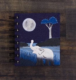 Mr Ellie Pooh Small Elephant Midnight Blue Journal