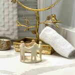Global Crafts Soapstone: Circle of Friends, Natural