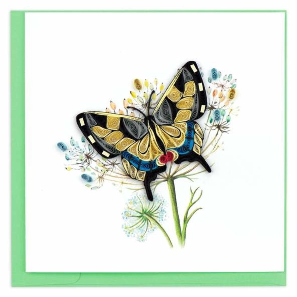 Quilling Card Swallowtail Butterfly Quilled Card