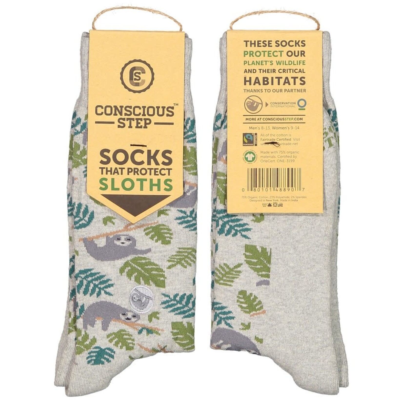 Conscious Step Socks that Protect Sloths