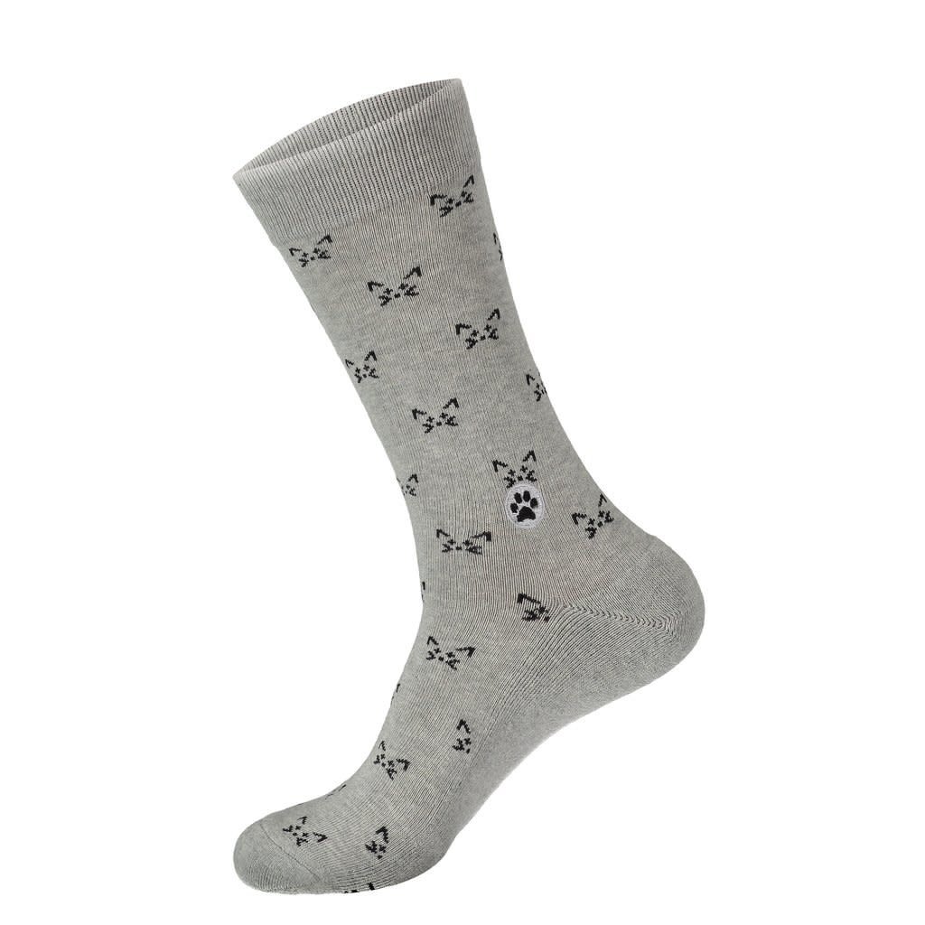 Conscious Step Socks that Save Cats: Grey