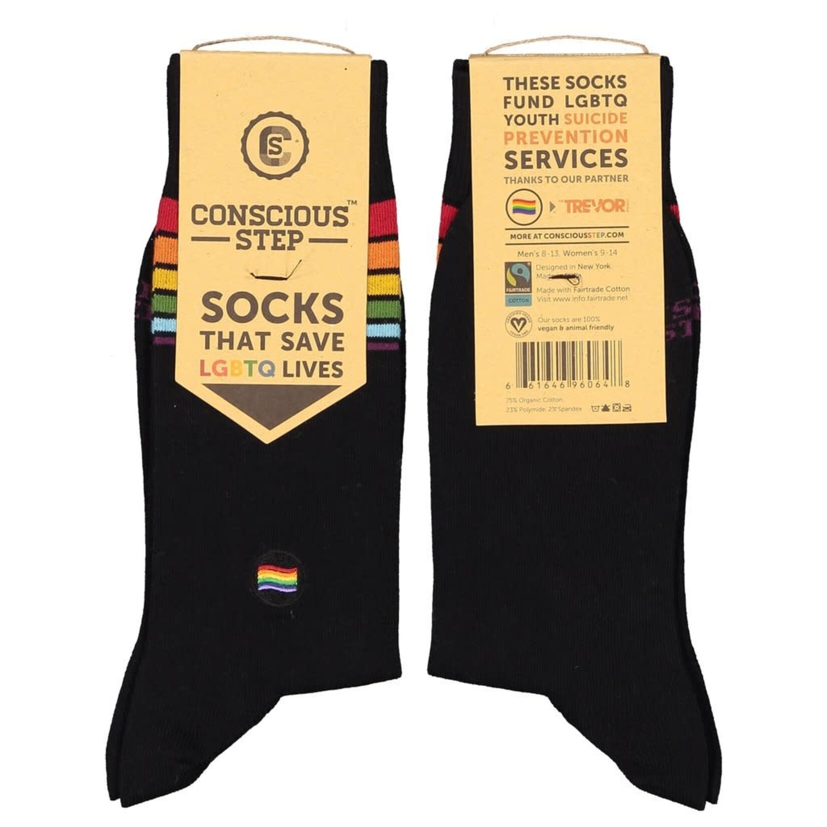 Conscious Step Socks that Save LGBTQ Lives: Black