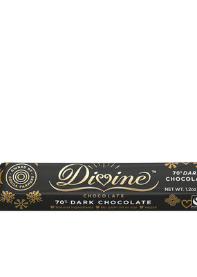 Divine Chocolate 70% Dark Chocolate Small Bar 1.2oz