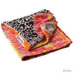 Serrv Kantha Patchwork Square Throw 56x56 Assorted
