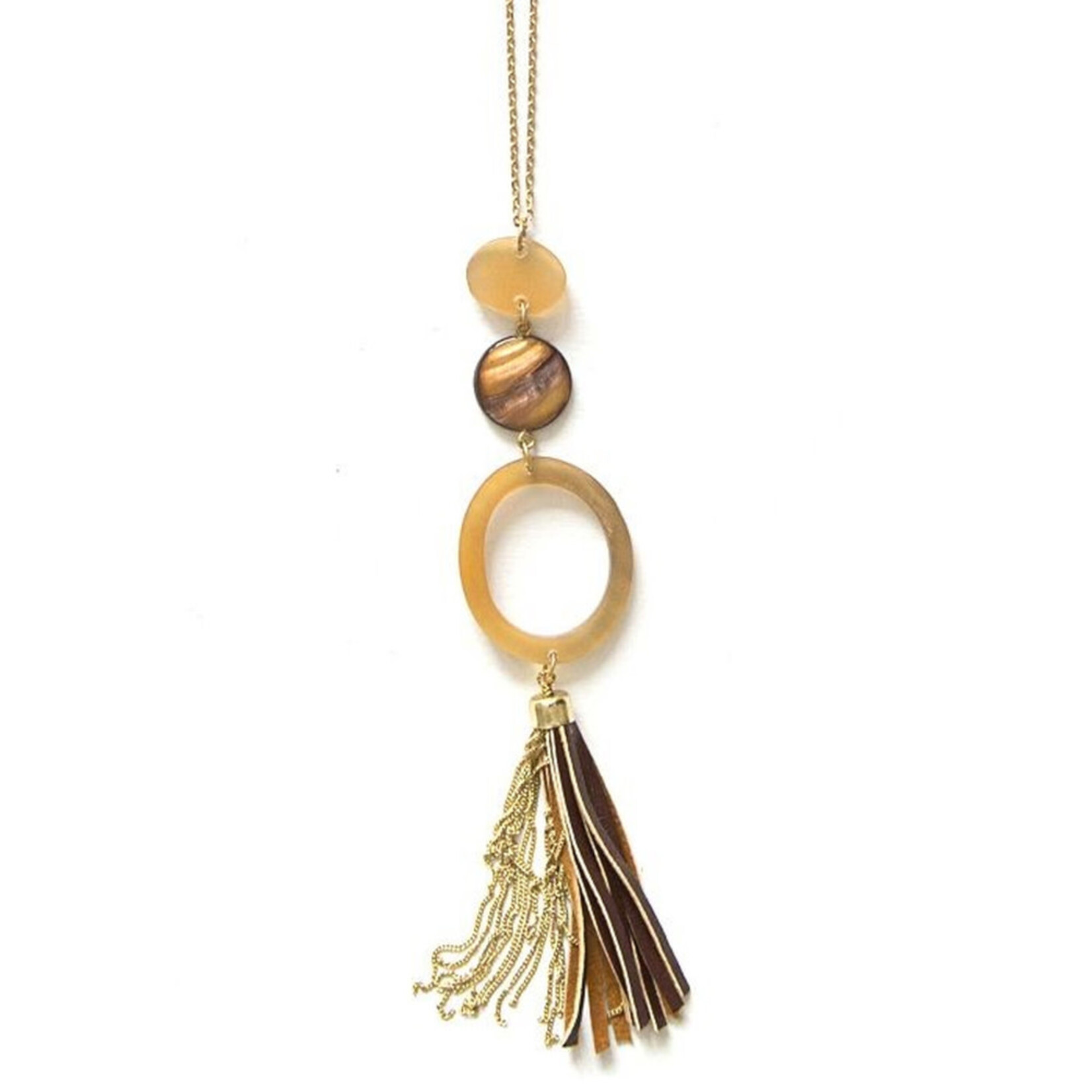 Fair Anita Pendant Tassel Necklace