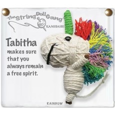 Kamibashi Tabitha the Unicorn String Doll Keychain