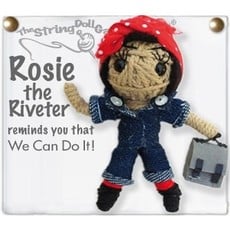 Kamibashi Rosie the Riveter String Doll Keychain