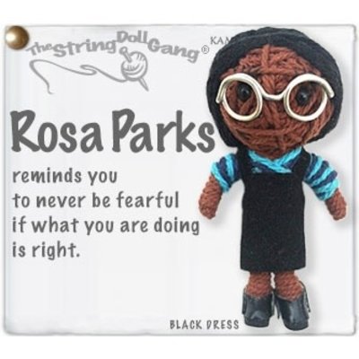 Kamibashi Rosa Parks String Doll Keychain
