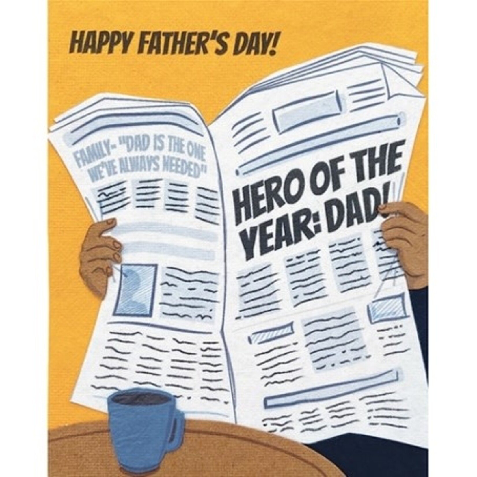 Good Paper Hero of the Year Father's Day Card