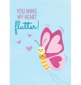 Good Paper You Make My Heart Flutter Love Card