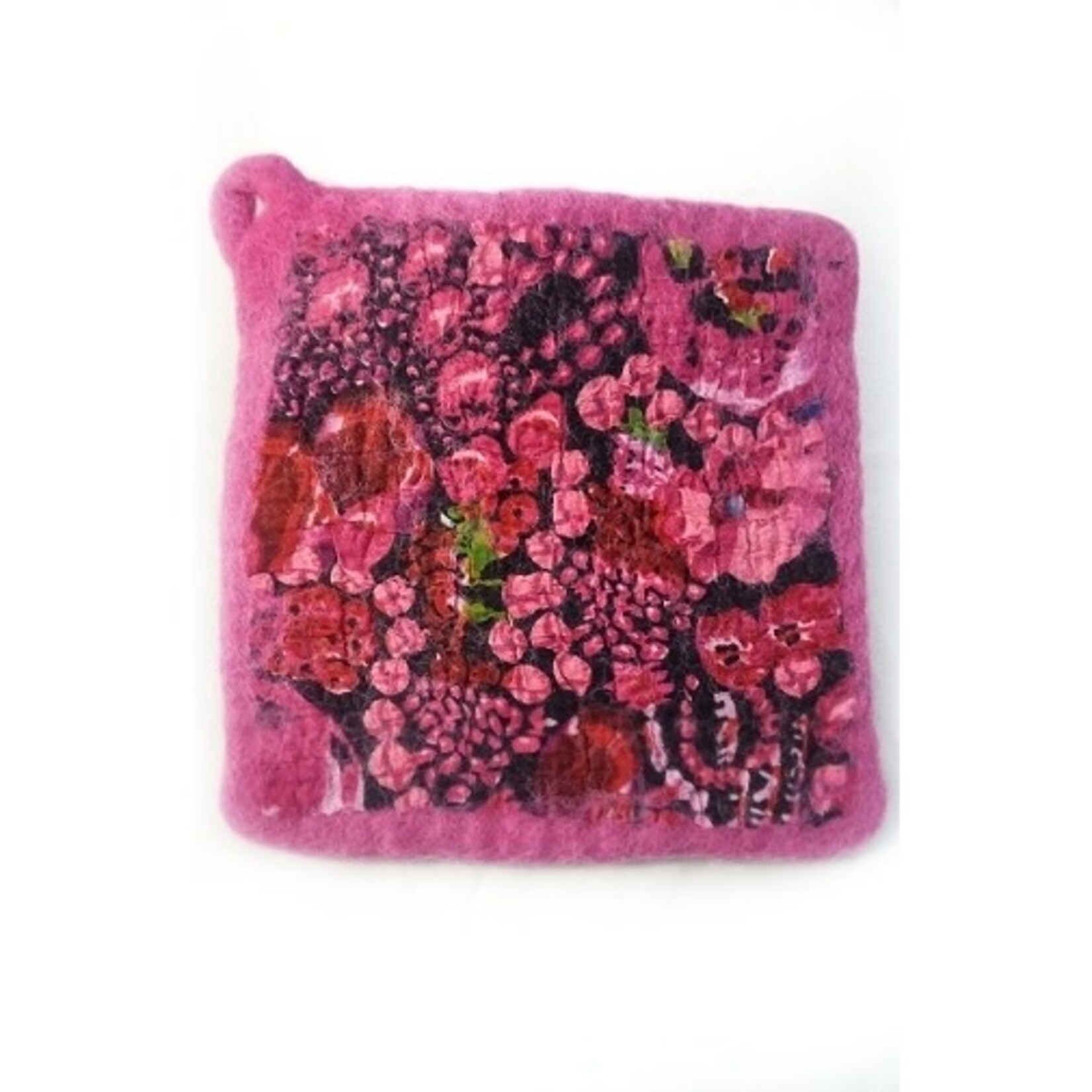 Ganesh Himal Infused Cotton & Felted Wool Potholder
