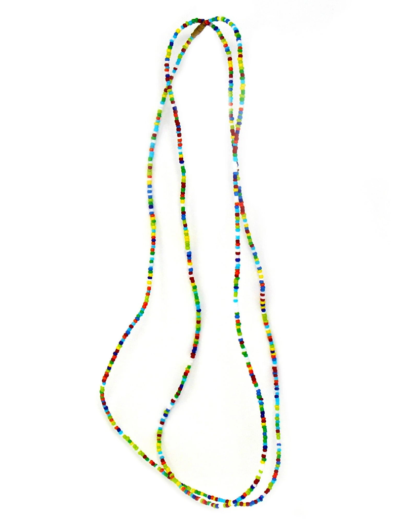 Global Crafts Long Maasai Multicolor Necklace
