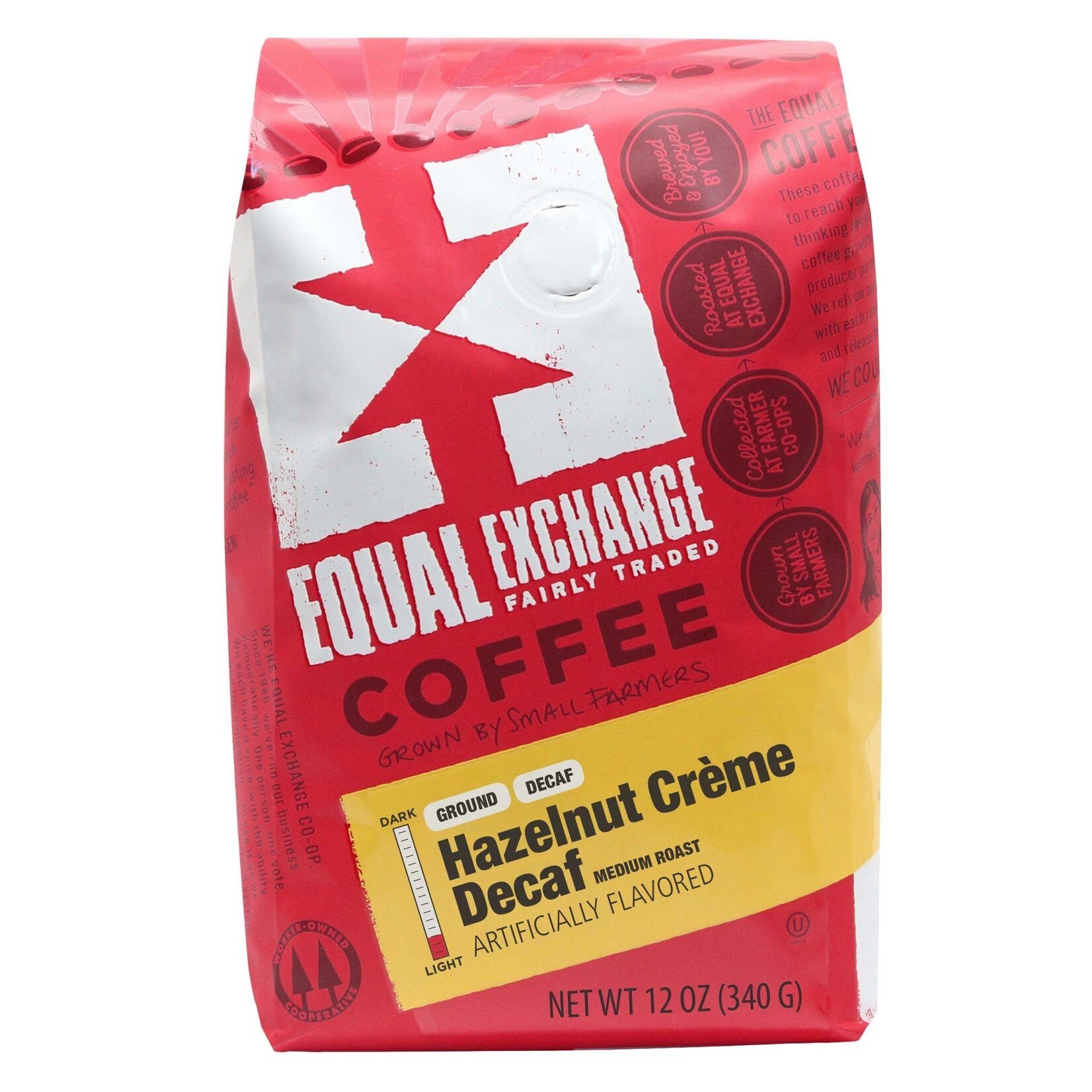 Equal Exchange Hazelnut Creme DECAF Coffee Drip Grind