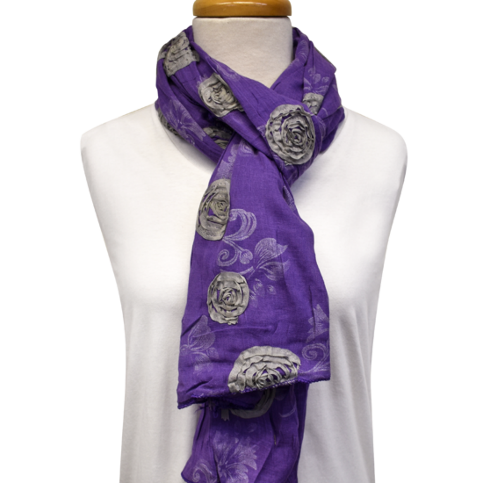 Unique Batik Flower Garden Scarf