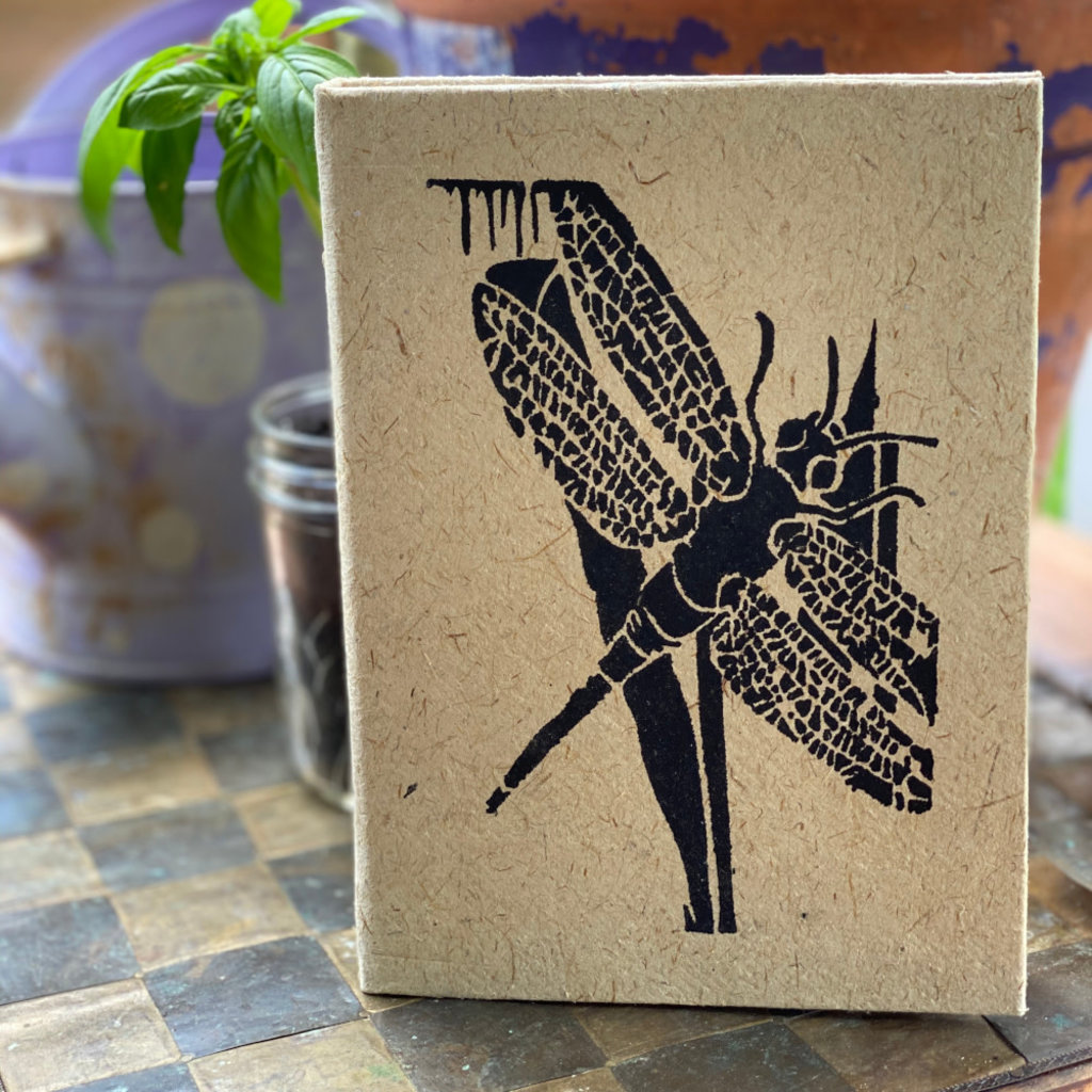 Creation Hive Dragonfly Block Print Journal