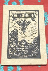 Creation Hive Bee Kind Block Print Journal