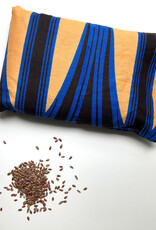 Creation Hive Kitenge Flaxseed Pillow with Lavender