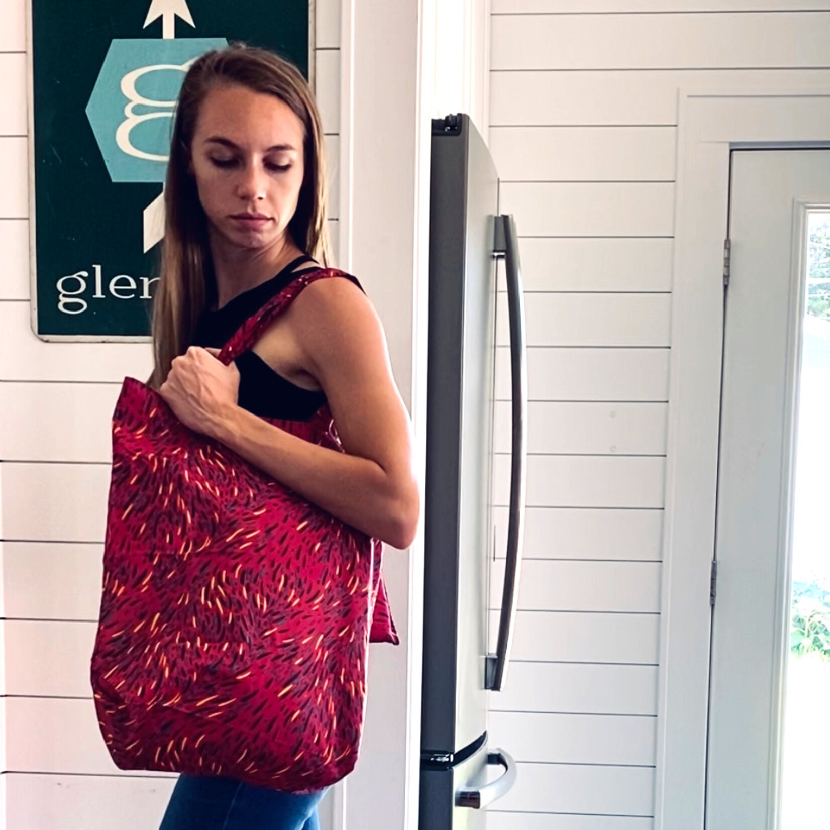 Creation Hive Kitenge Collapsible Shopping Tote
