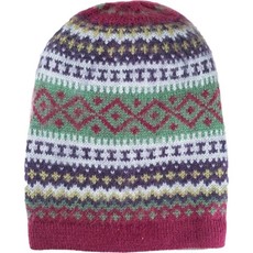 Andes Gifts Sierra Knit Hat: Berry
