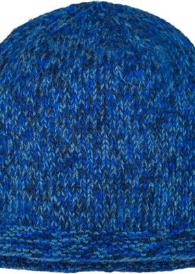 Andes Gifts Blended Knit Hat: Cobalt