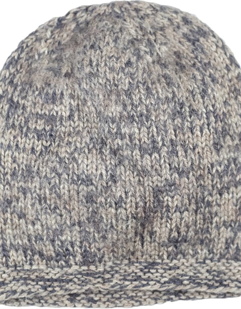 Andes Gifts Blended Knit Hat: Natural