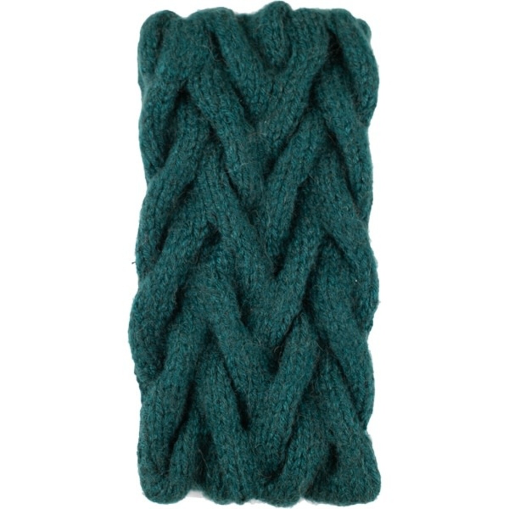Andes Gifts Cable Knit Ear Warmer: Aqua