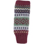Andes Gifts Sierra Knit Arm Warmers: Berry