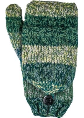 Andes Gifts Funky Knit Flittens: Mint