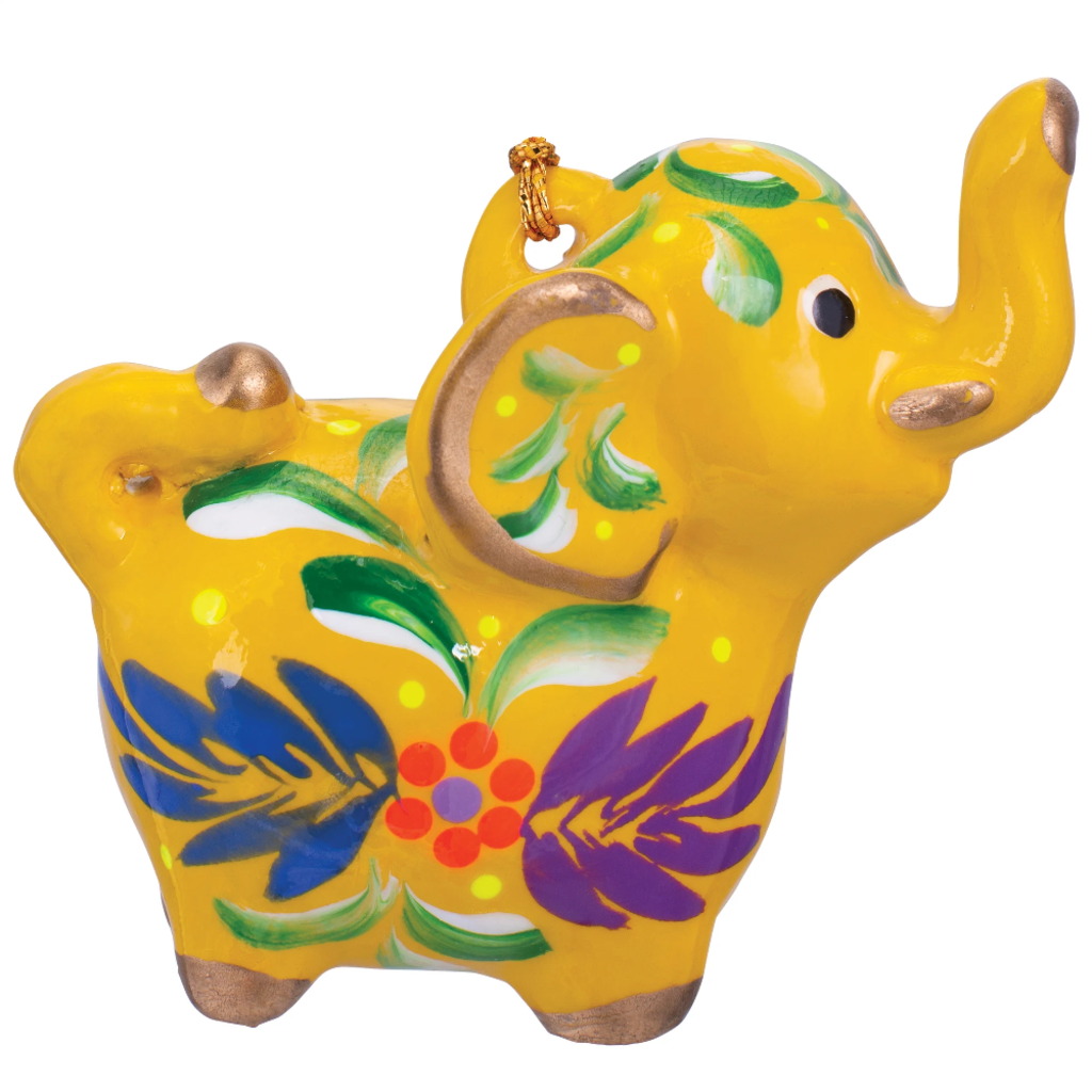 Lucuma Ceramic Elephant Ornament