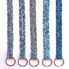 Unique Batik Beaded Key Ring Lanyard