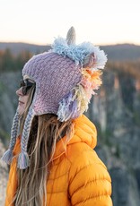 Andes Gifts Adult Animal Hat: Pastel Unicorn