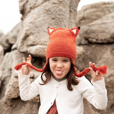 Andes Gifts Kids Animal Hat: Fox