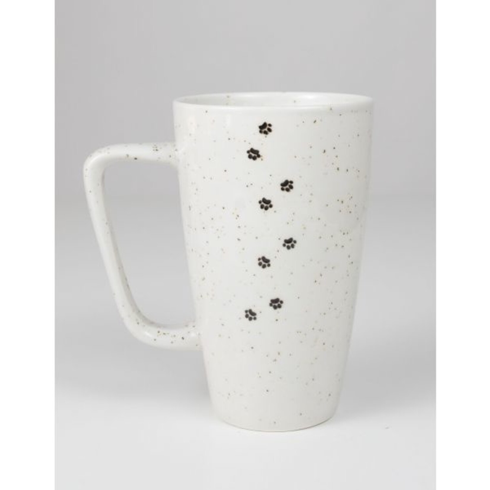 Ten Thousand Villages Kitty Prints Black and White Mug